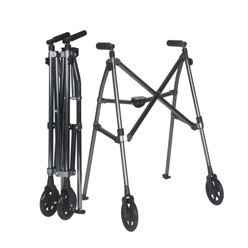 Andador plegable compacto para mayores